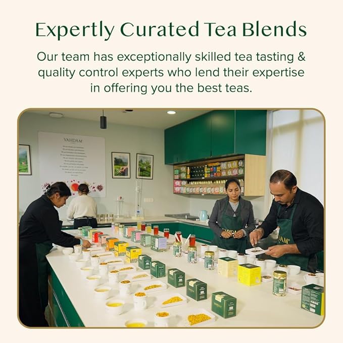 VAHDAM First Flush Darjeeling Tea - 170+ Cups (340g/12oz) Loose Leaf Black Tea - Flowery Aromatic &amp Delicious | Mellow &amp Fragrant | Vacuum Sealed Pack