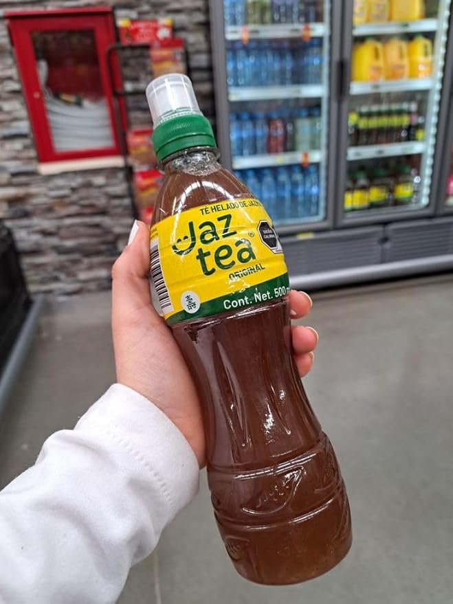 JAZ TEA EL SABOR ORIGINAL PAQUETE DE 12 BOTELLAS DE 500 ML 100% ORIGINAL FROM MEXICO