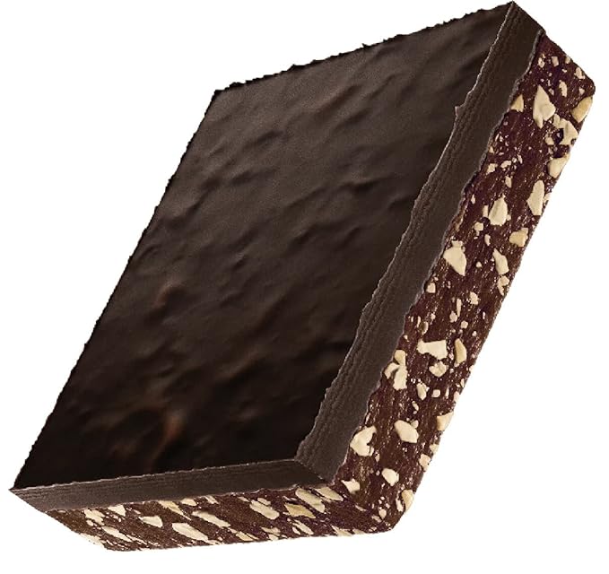 Mid-Day Squares Almond Crunch Protein Chocolate Bars 1.16 Oz each 2 Packs (24 Squares) | Made with Real Chocolate 6g Plant Protein 4g Fiber Gluten Free Plant-Based