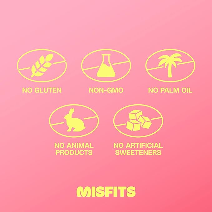 Misfits Vegan Protein Bars - Cookie Butter &amp Caramel Fudge Bundle - 24 pack