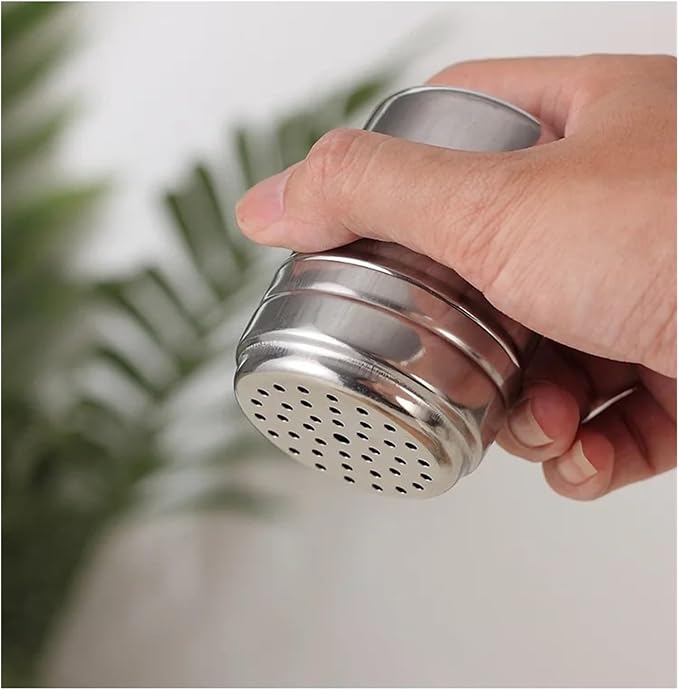 Stainless Steel Barbecue Sprinkling Bottle - Rotating Seasoning Tank for Perfect Spicing and Flavoring(Regular-M)