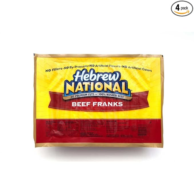 Conagra Hebrew National Beef Frank 5 Pound -- 4 Per Case