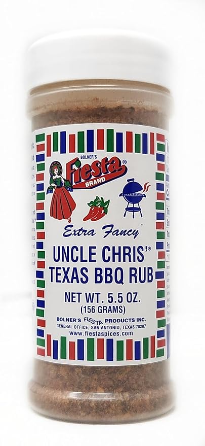 Texas BBQ Style Seasoning Uncle Chris Extra Fancy 5.5oz Rub