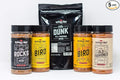 Whiskey Bent BBQ Meat Rub and The Dunk All Purpose Brine 5 Pack Bundle Barbecue Seasoning 12 oz