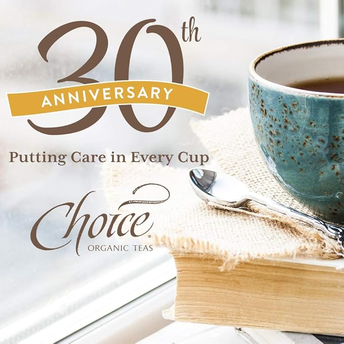 Choice Organic Teas Herbal Tea 3 Boxes of 16 (48 Tea Bags) Rooibos Caffeine Free