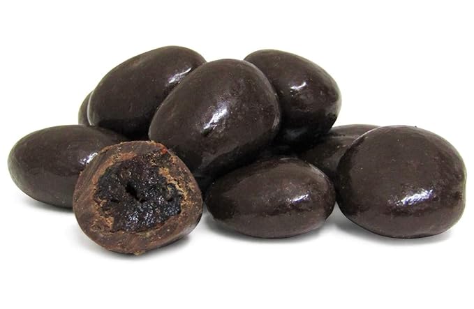 Gourmet Dark Chocolate Covered Cherries by It's Delish 2 lbs Bulk | Premium Dark Bittersweet Chocolate Coated Dried Cherries - Kosher Parve Vegan