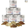 Gourmet Steak &amp Beef Seasoning Gift Set - Six Pack | Authentic Small Batch Seasoning Mixes - Built For The BBQ | 6 Gourmet All Natural Spice Blends - | Hand Packed Non GMO | Sustainably Sourced