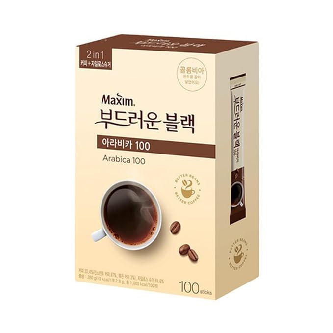 Mild Black Arabica 100 instant coffee mix stick (0.1 oz x 100 sticks) The luxurious harmony of premium coffee blend and the mellow sweetness
