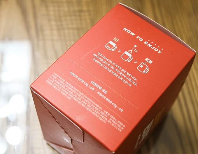 [Palkin] Korea Ramen Tea Bag 16ea (8 hot&ampspicy flavors + 8 mild flavors) / Korean food / Korean tea / Korean Ramen / Would you like a cup of ramen? (overseas direct shipment)