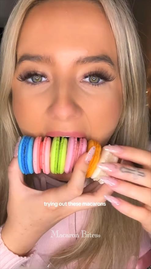 French Macarons - Macaron Bites Assorted Macarons 48 Count