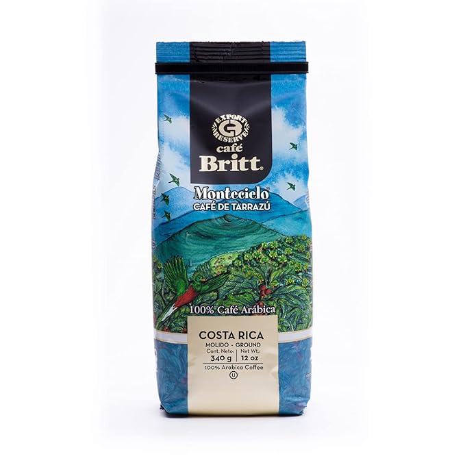 Café Britt® - Costa Rican Origins Coffee Bundle (12 oz.) (3-Pack) (From: Tarrazú Tres Ríos &amp Poás) - Ground Arabica Kosher Gluten Free Gourmet &amp Medium Light &amp Dark Roast