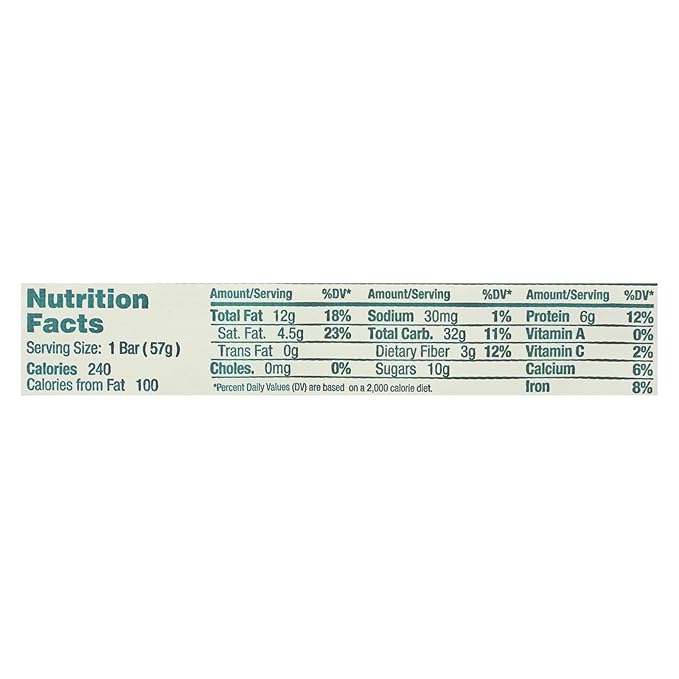 GoMacro Organic Macrobar 2 oz bars Peanut Butter Chocolate Chip 12 bars(Pack of 12)