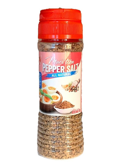3 Packs - Black Pepper Salt - Muoi Tieu Den - 3.5 Oz