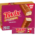 TWIX Cookie Dough Candy Bars Bulk Chocolate Candy Share Size 20 Individually Wrapped Bars Crunchy Cookie Dough with Caramel in Milk Chocolate Perfect for Bulk Snacks Parties Gifts and Movies