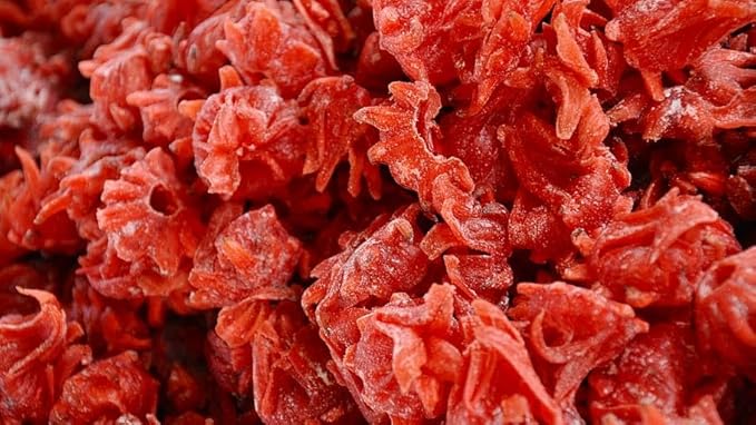 US Snacks Candied Dried Hibiscus Flowers Dehydrated Hibiscus Bite Snack Edible Hibiscus Flowers (2 Pound)