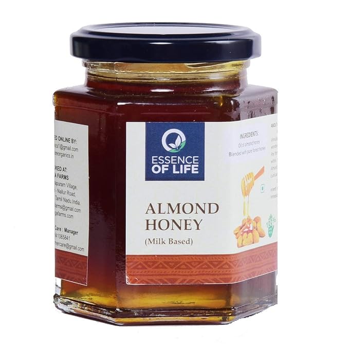 Essence of Life Almond Honey (Milk Based) - 350gm