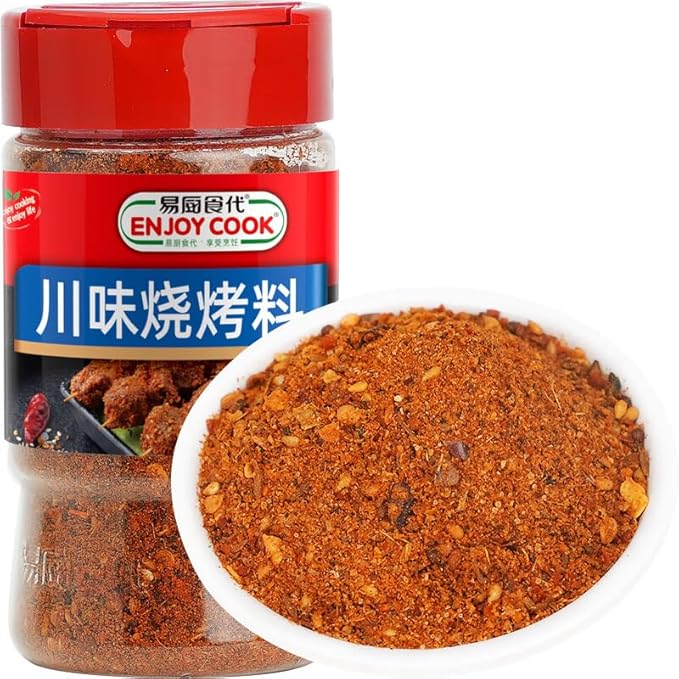 Chinese food Seasoning 易厨食代 川味料 麻辣风味 瓶装100g 干碟蘸料