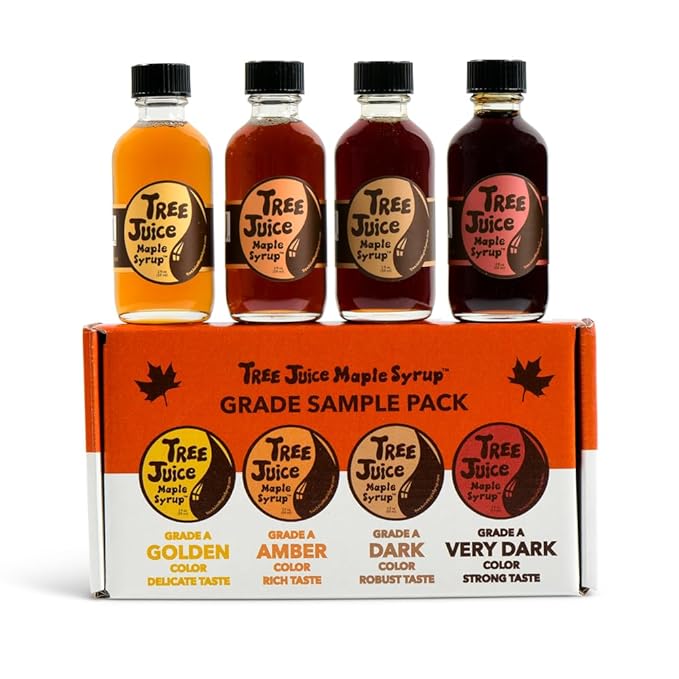 Tree Juice Maple Syrup Grade Sample Pack