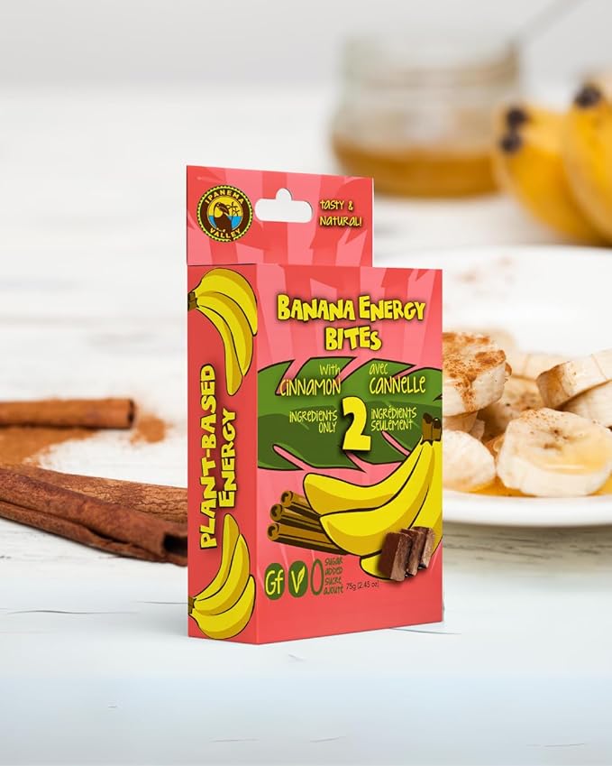 Ipanema Valley Banana Energy Bites Variety Pack (Cinnamon Ginger Coffee)