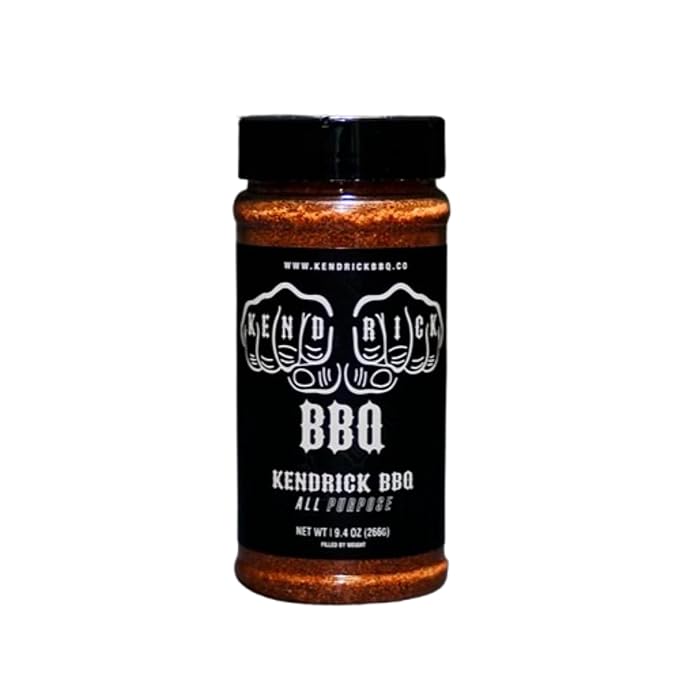 Kendrick BBQ - All Purpose Rub 9.4 oz Pack of 1 - Low Sodium - No MSG - Gluten FREE
