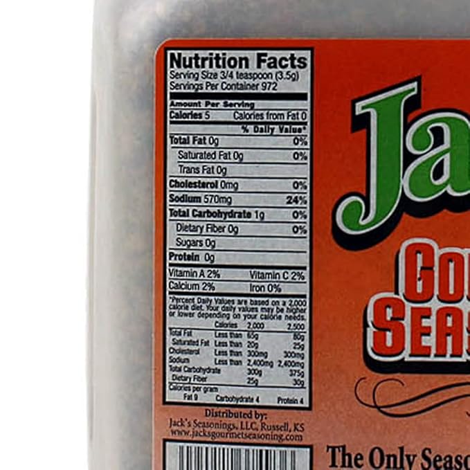 Jack's Seasoning 7.5lb Gourmet Special Blend Spices BBQ Rub Large Container