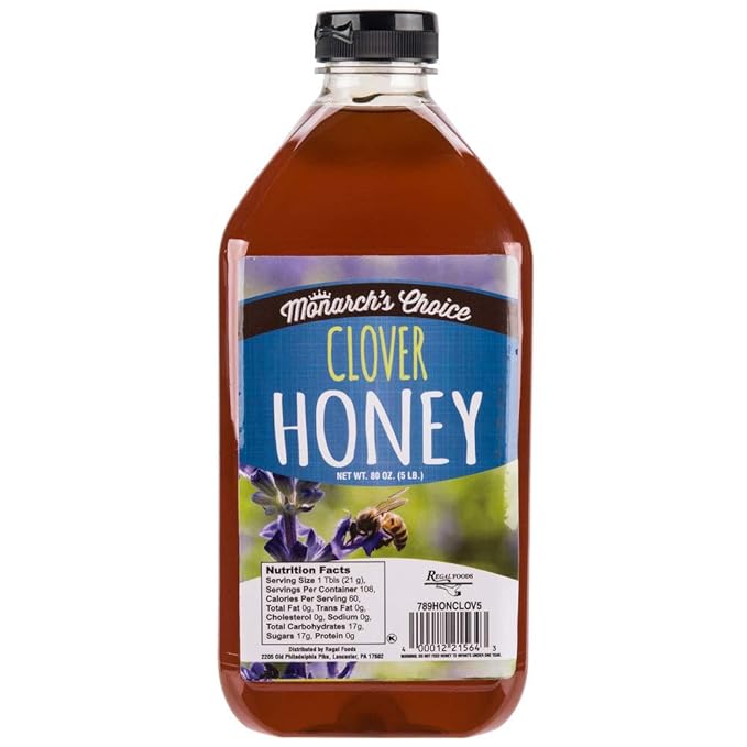 Monarch's Choice 5 lb. Clover Honey (count 1)