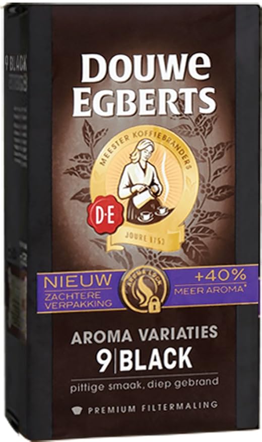 Douwe Egberts Ground Coffee Black Aroma 8.8 Ounce