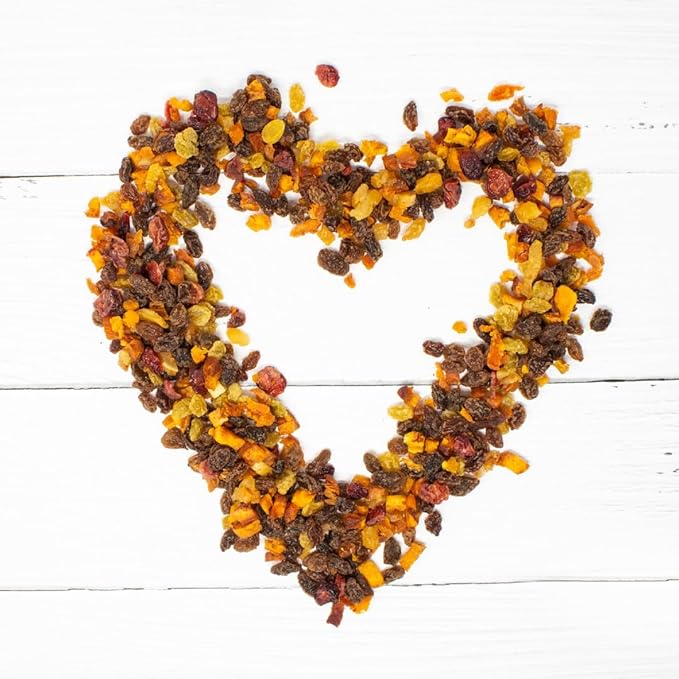 Traina Home Grown Baker’s Dried Fruit Medley - Raisins Apricots Peaches Nectarines Pears Sweetend Cranberries - Non GMO Gluten Free Vegan Healthy Real Fruit Snack in Resealable Pouch (2 lbs)