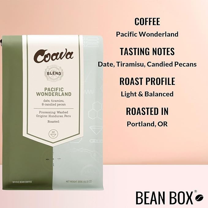 Pacific Wonderland - Roasted by Coava Coffee Roasters - Freshly Ground Coffee - 12 Ounce Bag