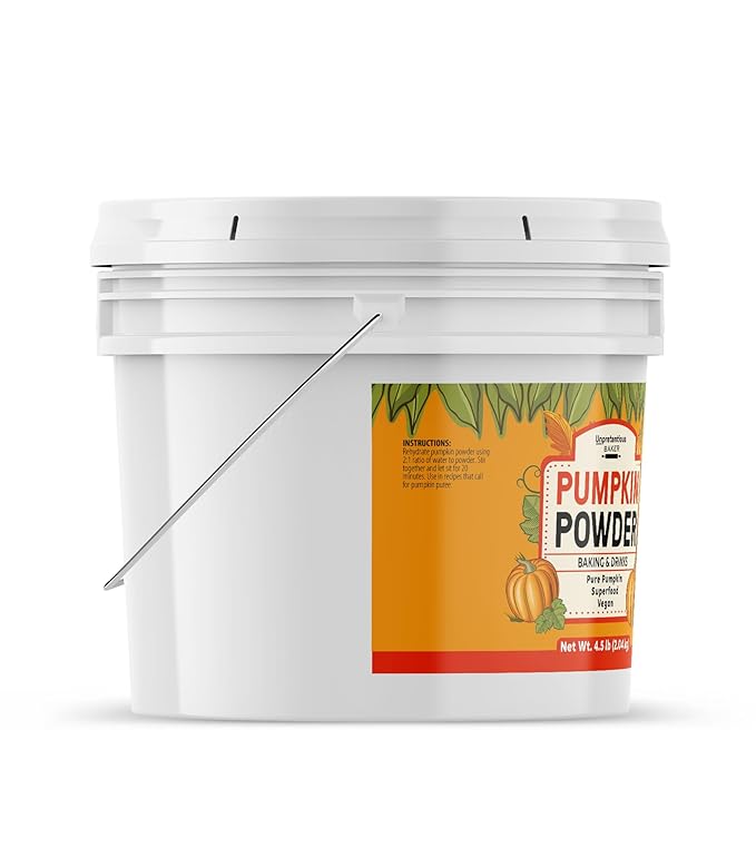 Unpretentious Pumpkin Powder 1 Gallon Baking &amp Food Additive Superfood Pure Pumpkin (4.5 Pound)