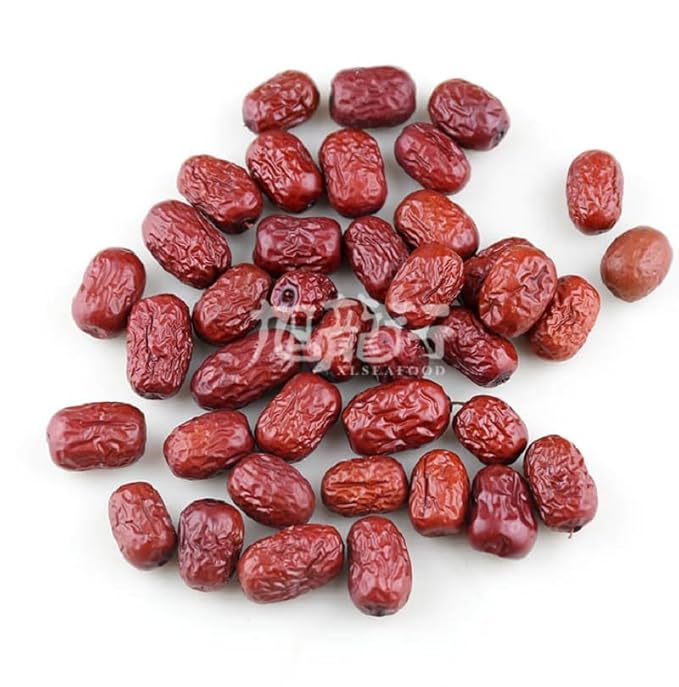 Xlseafood Nature Organic Dried Chinese Jujube Dates Large Size 3lb 旭龙行特级中国西北产 有机大红枣 无硫无添加(3lb)