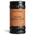 Tea Forte Spiced Herbal Maté Premium Loose Leaf Caffeinated Herbal Tea Blend Canister Makes 35-50 Cups