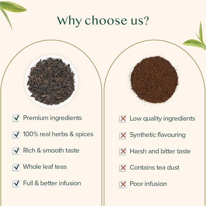 VAHDAM High Mountain Oolong Tea Leaves From Himalayas - 340g/12oz (170 Cups) High Elevation Grown | Vacuum Sealed | Brew Hot Iced Or Kombucha Tea | Loose Leaf Tea