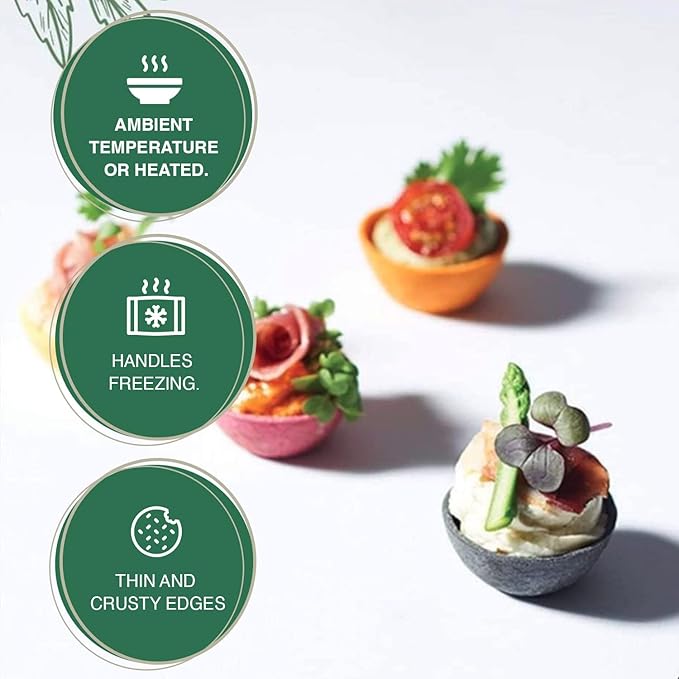 CROC'IN - Sweet Premium Tartlets Shells - Edible Mini Pastry Cases for Dessert - Artisanal Confection - 240 pieces