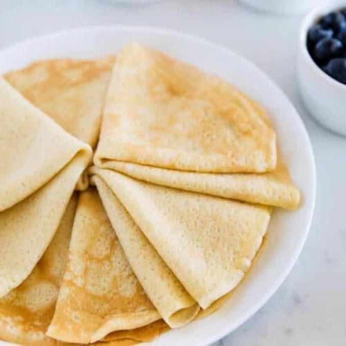 My Favorite Crepe Mix Traditional French Style - Quick Pantry Staples for Crepe Maker - Gourmet French Crepes Mix with Unbleached Wheat Flour &amp Nonfat Milk - French Pancakes Mix Collection (24 oz)