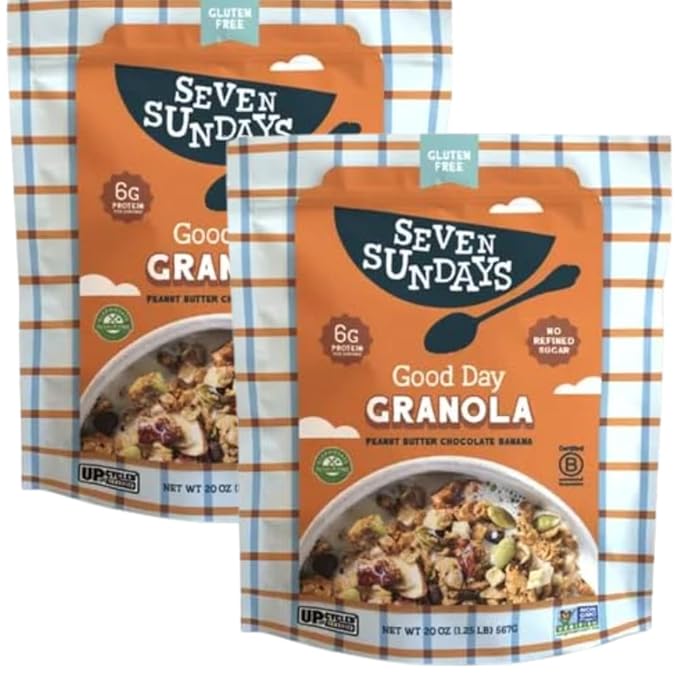 Seven sundays Good Day Gluten-Free Granola 20 oz (2pack)