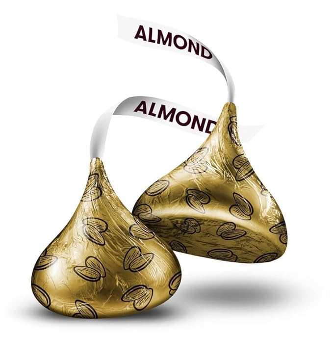Gold Kisses Milk Chocolate with Almonds 2 lb bag