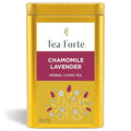 Tea Forte Chamomile Lavender Premium Loose Leaf Caffeine-Free Herbal Tea Blend Canister Makes 35-50 Cups