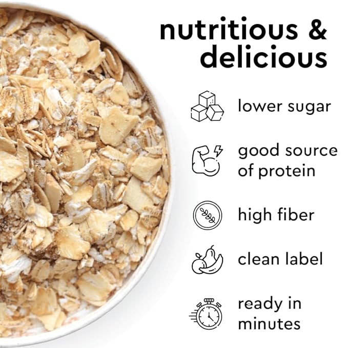 Mylk Labs Variety Pack Protein Oatmeal Cups Whole Grain Low Sugar High Fiber Breakfast with Superfoods Quick &amp Easy On the Go Instant Oatmeal Rolled Oats Gluten Free Vegan Nut Free 12 P