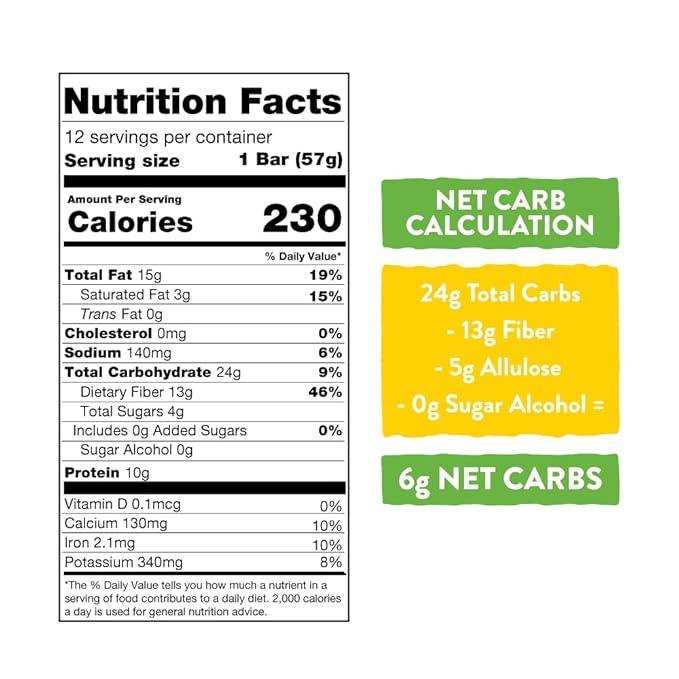 Human Food Bar | Lemon Bar Flavored Nutrition Bar (12 Count)