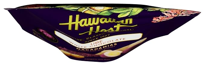 Hawaiian Host Ube White Chocolate Covered Macadamias 4 OZ