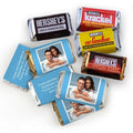 Personalized Wedding Candy Favors with Photo Miniatures - Light Blue (Free Cold Packaging)