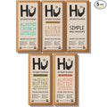 Hu Chocolate Milk Chocolate Bars Variety Pack 5 Count (Simple Hazelnut Butter &amp Hazelnut Crunch Almond Crunch Coconut Flakes Almond Crunch Chocolate Cashew Butter) | Organic Vegan Clean Ing