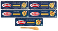 Barilla Pasta Angel Hair Fettuccine Linguine Spaghetti and Thin Spaghetti 16 Ounce (Pack of 5) - with Make Your Day Mini Spatula