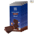 ChocZero Milk Chocolate Almond Bark No Added Sugar Low Carb High Fiber Keto Friendly No Sugar Alcohols (4 Count 3.2oz Boxes)