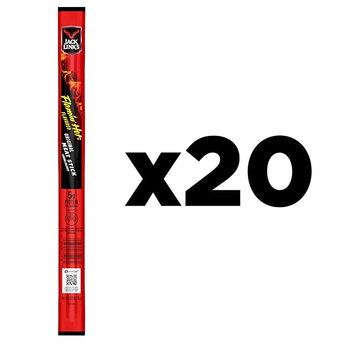 Frito Lay Jack Link's Meat Stick Flamin' Hot (Pack of 20)