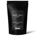 Steel Mill Coffee Co. Chocolate Raspberry Flavored Ground Coffee – 2lb Bag – Medium Roast – 100% Arabica Beans – Vegan Gluten-Free Sugar-Free – Colombian Origin