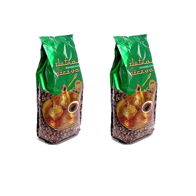 VISPAK ZLATNA DZEZVA GROUND COFFEE 500g (Pack of 2)