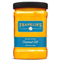 Franklin’s Gourmet Popcorn Butter Flavored Coconut Oil - 14 oz- Zero Trans Fat - Vegan &amp Gluten Free Movie Theater Popcorn Butter Oil