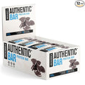 Authentic Bar Cookie Crumble Protein Bars - Tasty Meal Replacement Energy Bars w/ 15g Whey Protein Isolate Natural Sugars from Pure Honey Healthy Fat Peanut Butter Foundation - 12 Pack